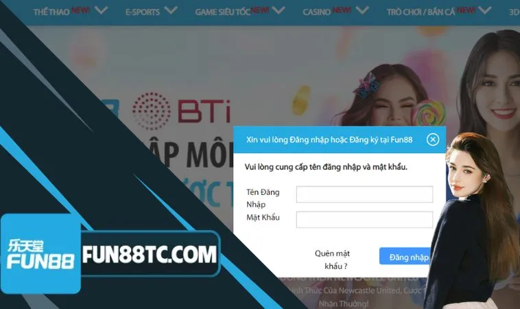 Fun88 đăng nhập siêu nhanh, lấy lại mật khẩu khi quên cũng rất dễ dàng Fun88 đăng nhập siêu nhanh, lấy lại mật khẩu khi quên cũng rất dễ dàng